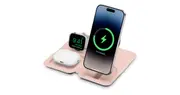 Nimble Fold 3-in-1 Wireless Charger - Purple