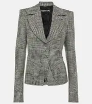 [Tom Ford] Tom Ford Checked virgin wool jacket UK 8 multicoloured