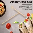 DIY Kitchen Tool Wood Spreader Stick Rake Crepe Maker Pita Batter6 Pancake R3I0