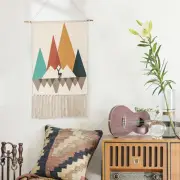 50x70cm Bohemian Macrame Wall Hanging Curtain Tapestry Rug Ornament Home Decor