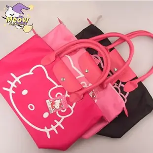 【Meow】Hello Kitty凱蒂貓手提包 單肩包 防水面料 時尚卡通 購物包 挎包 可愛包包