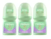 3 x Mitchum for Women Anti-Perspirant Deodorant 50mL Shower Fresh