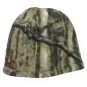 NWT Field & Stream Youth Reversible Mossy Oak Brand Camo Brown Beanie One Size