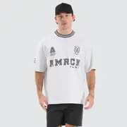 [Americain] Valor Loopback Oversized Tee Snow Marle