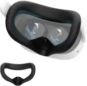 Silicone Face Cover Compatible with Meta/Oculus Quest 3S Accessories, Sweatproo