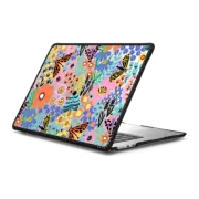 MacBook Air 15-inch (M2 - M4) Impact Case Flower Meadow Butterflies Moth Floral Field Maximalist Dopamine Pattern