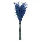 6PCS Faux Pampas Grass Decor Tall, 43"/109cm Artificial Fluffy Grass Stems, Blue