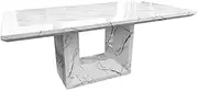 Life Décor Kampur – Premium Luxury Marble Dining Table (1.8m)