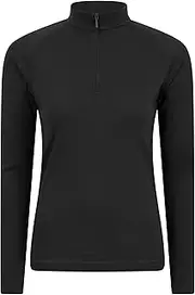 [Mountain Warehouse] Talus Womens Thermal Baselayer Top - Long Sleeves T-Shirt, Lightweight, Breathable Tee, Quick Dry Tee Shirt – Perfect for Winter
