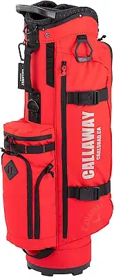 Callaway Golf Men's Cart Caddy Bag CRT LAIDBACK 23 Red 8.5 x 47 inch 2.4kg