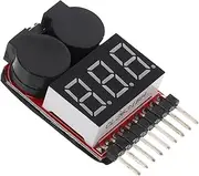 BELLIFFY Ion Battery Tester Battery Digital Capacity Check Alarm 1- Voltage Tester Monitor Low