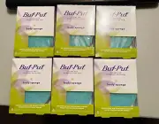 6 Pack 3M Buf-Puf Body Sponge - White