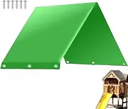 Playground Canopy - Swing Canopy Replacement | Canopy For Swing | playsett Roof Replacement | Waterproof Replacement Tarp For Swing Set, 52x90in Rainproof Anti-UV playsett Guard For Amusement Facility