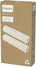 Philips Rolling Mops for Homerun Vac & Wash Robot - 2X Original Rolling mops, Patented Rolling mop Technology to Banish Stains, Suitable for All Floor Types, Compatible with 9000 Series (XV1491/10)