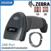 Zebra DS4608-SR7U2100AZW Handheld Wired 1D 2D Standard Range Barcode Scanner