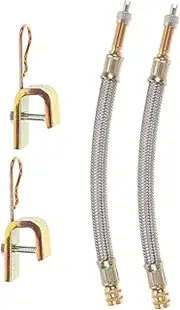 ETHZZLE 2pcs Tire Valve Extenders Durable Air Valve Extension Rods for Easy Installation Cars Trucks and Buses Prevents Air Leakage for Everyday Use