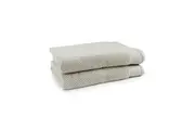 2pc Onkaparinga 90x167cm Cotton Avalon Premium Bath Sheets 550GSM Soft Sand
