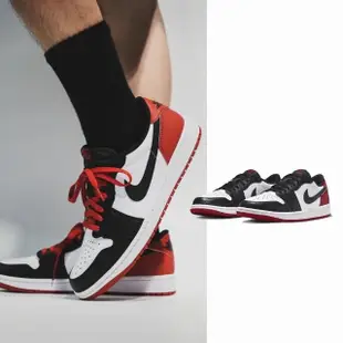 【NIKE 耐吉】Air Jordan 1 Low OG Black Toe 黑紅腳趾 黑紅 男款 CZ0790-106