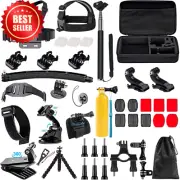 60-in-1 Action Camera Kit - Compatible with GoPro, DJI Osmo, AKASO, SJCAM