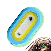 Qikam Portable Led Work Light,4 Lighting Modes Running Lights Safety Lights | Collar Light Lightweight Clip- Design for Cyclists Children