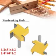 Router Bits Cleaning Cutter Milling Cutting Tool 4 Edge T Type Slotting Cutter