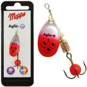 Mepps Lures Aglia-e Brite Red Size 2 - 4.5g