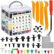 Car fixing clip set, 1240PCS General Motors tools and equipment tool set, 32 size fastener rivet repair car clip, decoration removal tool and fastener removal tool
