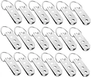 KAILIKETIY 20pcs Heavy Duty D-Ring Picture Hangers 3-Hole Wall Hooks for Art Mirror Ceiling Hooks Easy Install of Uses