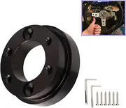 Gugxiom Steering Wheel Adapter Plate for Logitech G25, G27, G29, G920 70mm PCD, Compatible with 13/14'' Steering Wheel