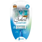 BIC® Soleil Bella® Women’s Disposable Razor, Assorted, 3 Pack