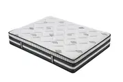 King Single Luxury Pocket Spring Mattress Memory Foam Pillow Top 32cm
