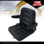 Foldable With Sliding Rail W/Armrests For Universal Tractors Forklifts