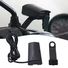 Sleek Black USB Fast Charging Socket for Motorcycles with Indicator Light