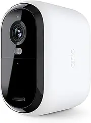 [Arlo] Essential XL Security Camera 2K | Indoor - Outdoor | 2nd Gen | 4X Longer Battery | Wire-Free with Spotlight, 2-Way Audio, Color Night Vision, Live Stream, Motion Activation, Notifications-White