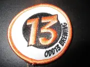 ODD13 BREWING n00b codename superfan Colorado PATCH sew on craft beer brewery