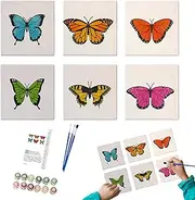 Mwkbbn Adults' Paint-by-Number Kits | Easy Child Oil Painting Set - Easy to Understand, Complete Accessories for Home, School, Apartment