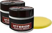 Dashboard Restorer for Car Interior, 2pack Car Interior Scratch Repair Wax, UV Protection Dashboard Scratch Repair Kit, Instrument Panel Scratchrepair Paste, Fits Most Vehicles