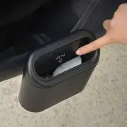 Mini Vehicle Auto Car Garbage Dust Case Holder Box Bin Trash Rubbish Can Black