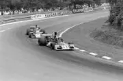 John Watson Brabham BT42 Ford leads Patrick Depailler Tyrrell 007- 1979 Photo