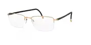 Silhouette Illusion 5457 6070 Men's Glasses Gold Size 51 - Private Health Rebate - Blue Light Block Available