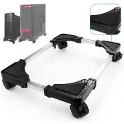 Computer Tower Stand Cpu Holder Stand with 4 Mute Caster Wheels，cpu stand for...