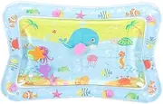 HOMOBABE Water Play Mat Inflatable Sensory Cushion with Cartoon Patterns for Tactile Playtime Material Engaging Water