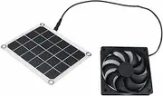 5V 10W 6 Inch Solar Extractor Fan for Motorhome, Portable Solar Extractor for Motorhome, Greenhouse, Pet House, Caravan, Motorhome