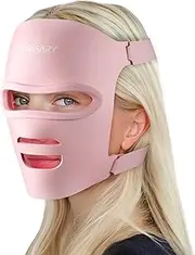 [Orisary] Red Light Therapy for Face Mask, LED Facial Light Therapy Device with 4 Different Wavelengths for Reduced Wrinkles, Recovery