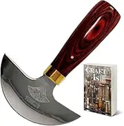 Al Stohlman Round Knife 35014-00 - Premium Cutting Edge for Leather Craft Supplies - Working Kit Craft Knife & Cutter - Tooling Skiver Knife Set With E-Book