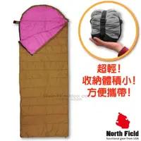 在飛比找momo購物網優惠-【美國 North Field】丸洗 15℃超輕全開式信封型