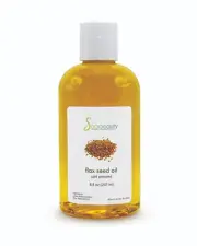 FLAX SEED OIL NATURAL CARRIER VIRGIN COLD PRESSED PURE 8 OZ
