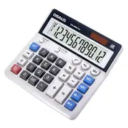 Desk Calculator 12 Digit Large LCD Calculator Large Characters Large Buttons
