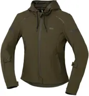 IXS Moto 2.0 Ladies Motorcycle Textile Jacket, green, Size XL for Women