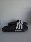 Adidas Adilette Shower Beach Pool Men's Slides - Core Black / Cloud White Size 7